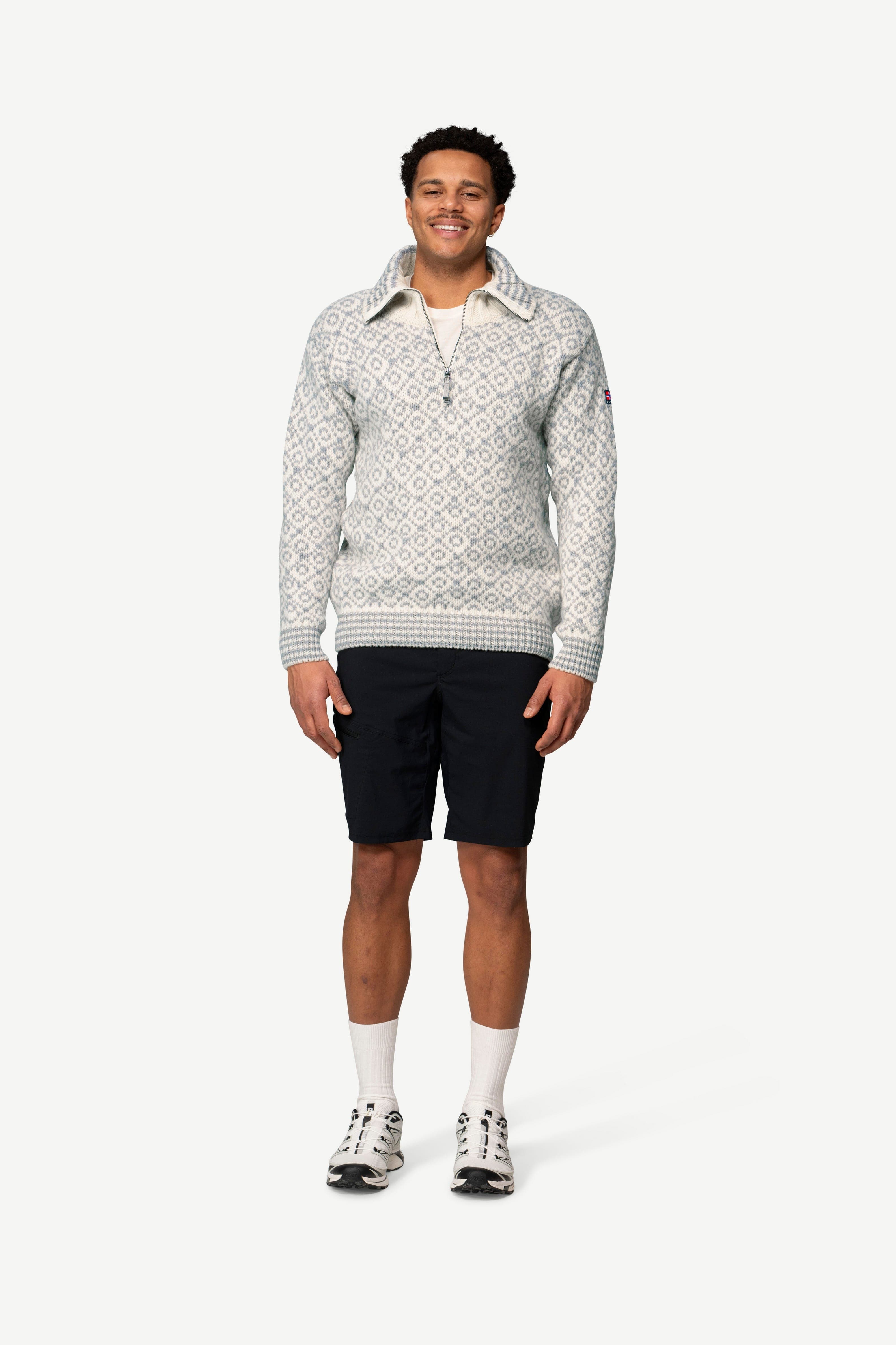 Svetr DEVOLD SVALBARD WOOL ZIP NECK - náhled 2