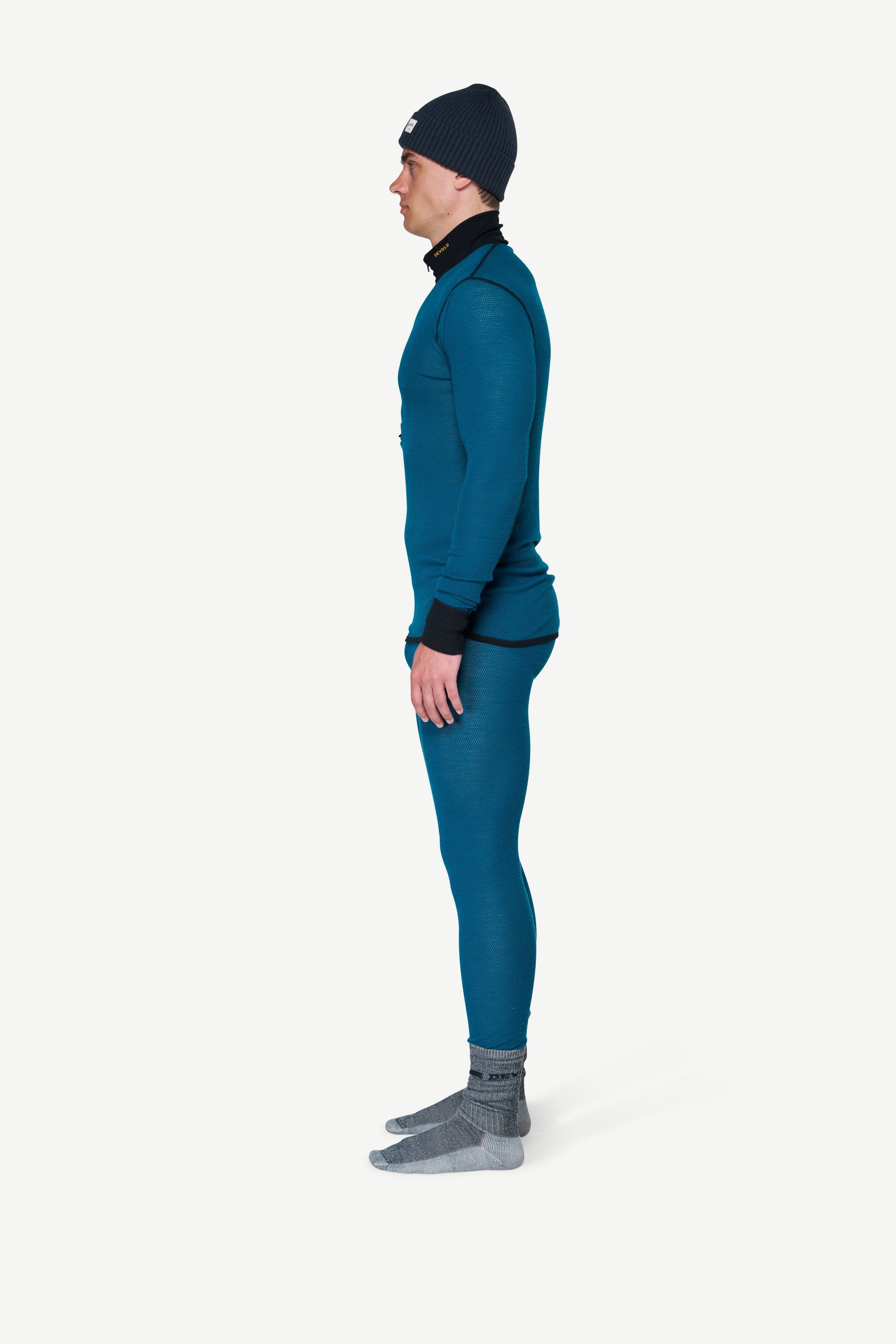 Triko DEVOLD WOOL MESH 190 ZIP - náhled 3