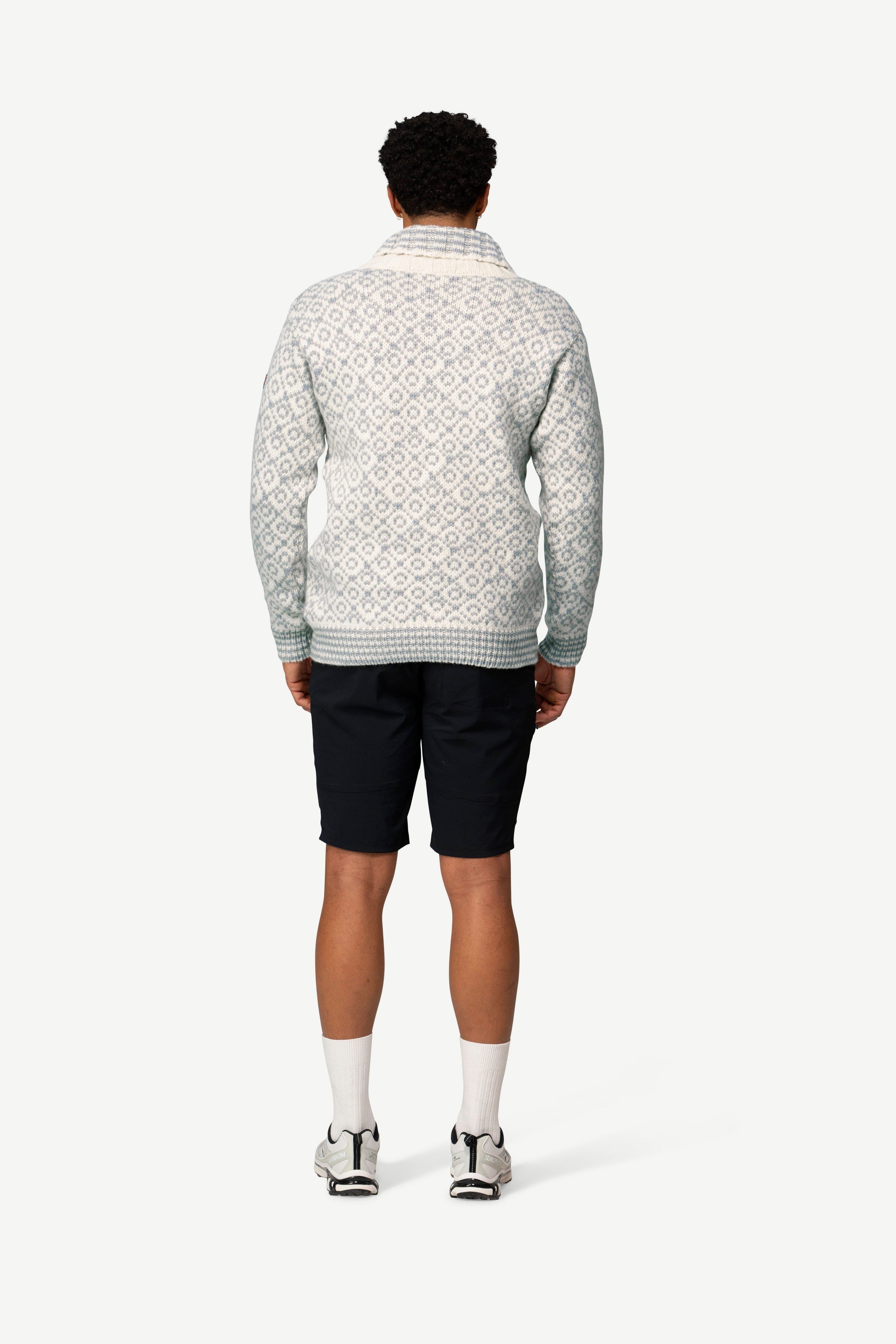 Svetr DEVOLD SVALBARD WOOL ZIP NECK - náhled 4