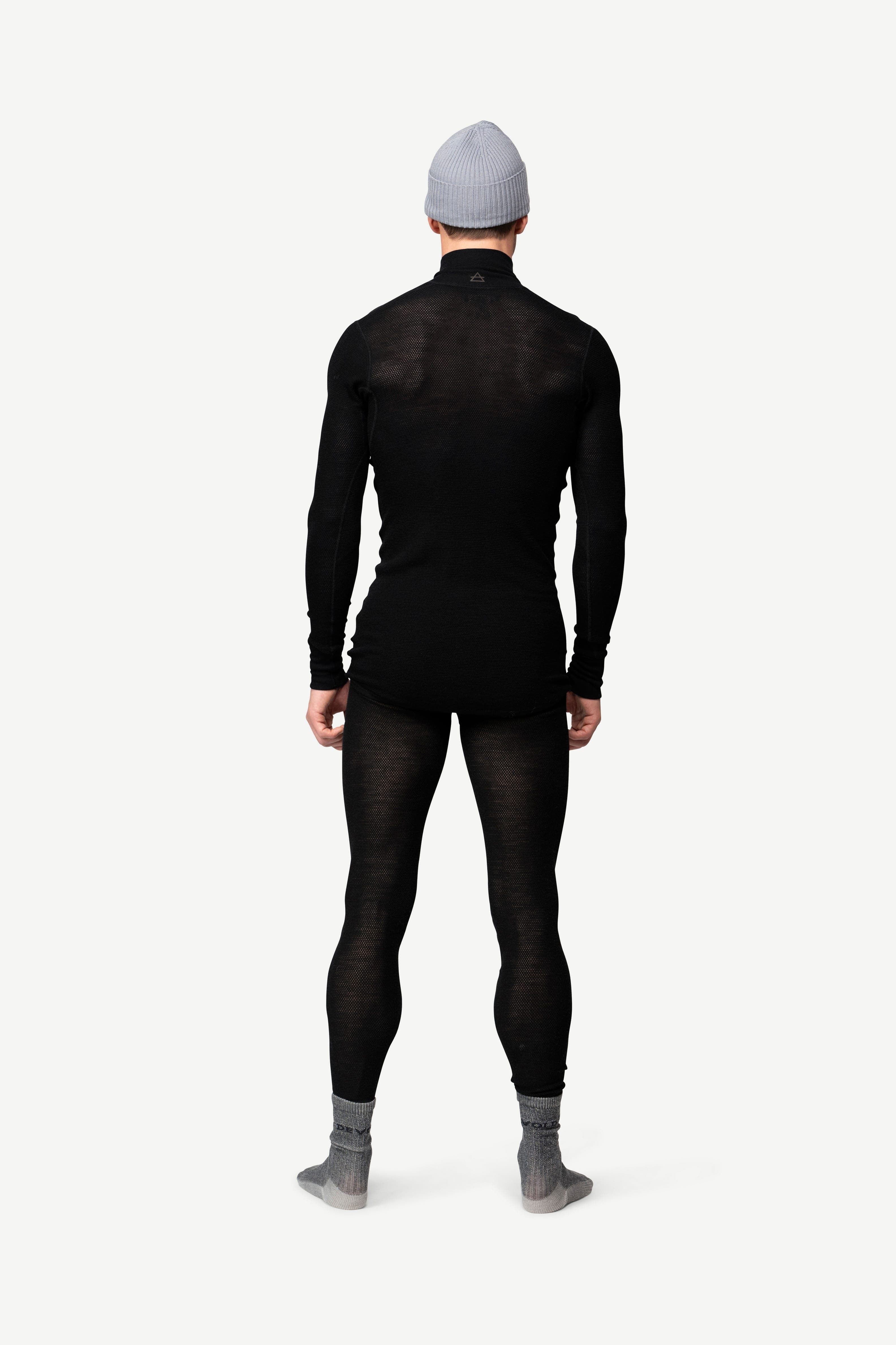 Triko DEVOLD WOOL MESH 190 ZIP - náhled 4