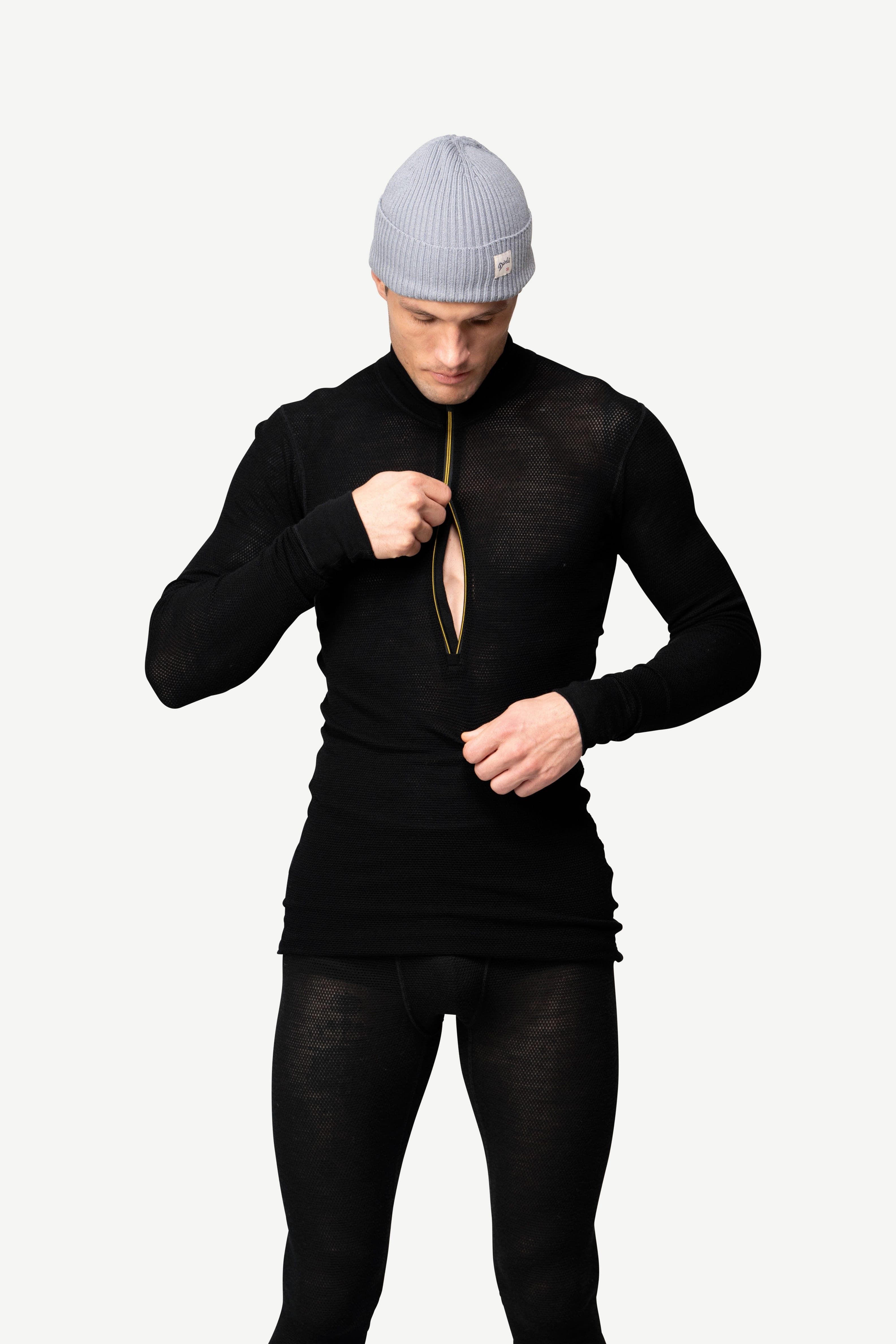 Triko DEVOLD WOOL MESH 190 ZIP - náhled 5