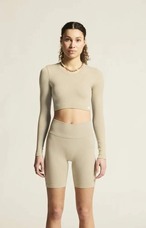 W Top CRAFT Collective Rib Cropped LS - náhled 5