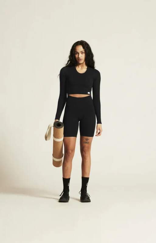 W Top CRAFT Collective Rib Cropped LS - náhled 2