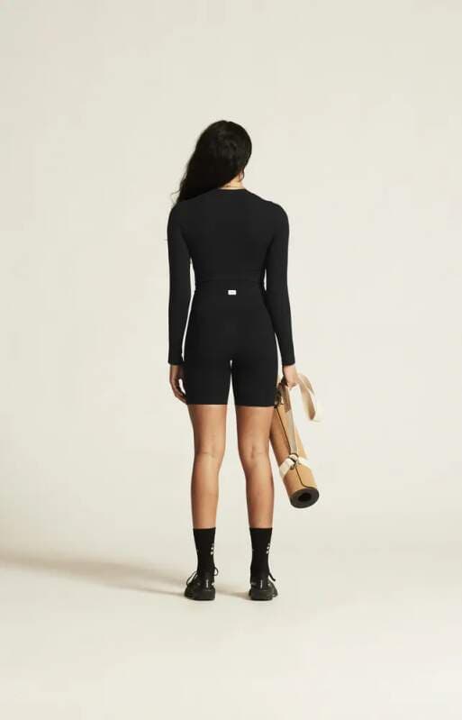 W Top CRAFT Collective Rib Cropped LS - náhled 4