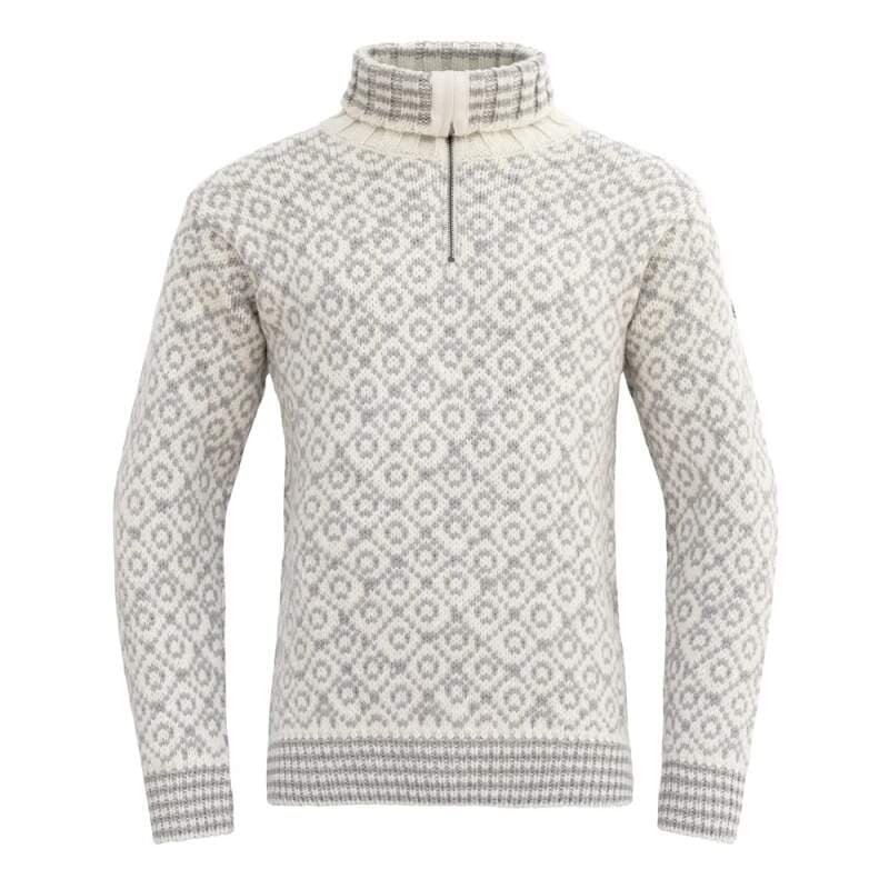 Svetr DEVOLD SVALBARD WOOL ZIP NECK - náhled 1