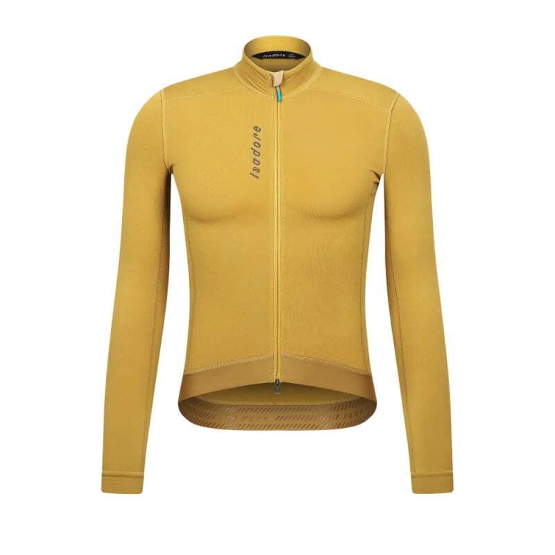 Cyklodres ISADORE  Signature Deep Winter Long Sleeve Jersey Ecru Olive