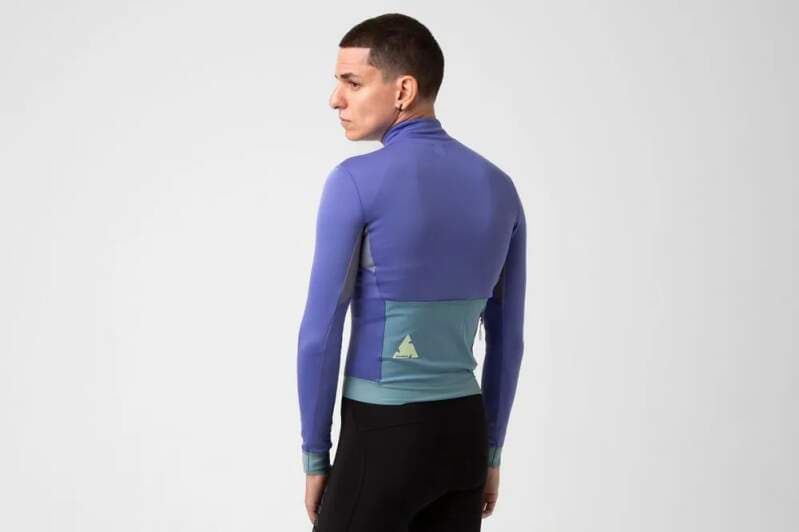 Cyklodres ISADORE  Alternative Eco Fleece Long Sleeve Jersey Iris - náhled 3