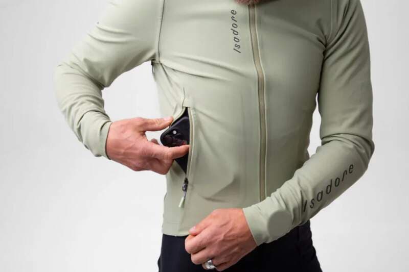Cyklobunda ISADORE Signature Deep Winter Softshell Jacket Tea - náhled 4