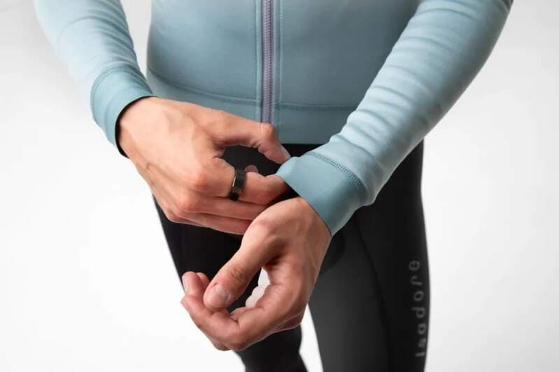 Cyklodres ISADORE  Alternative Eco Fleece Long Sleeve Jersey Slate - náhled 5