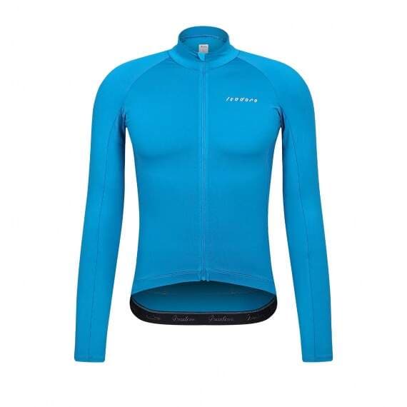 Cyklodres ISADORE Debut Long Sleeve Jersey Mykonos Blue