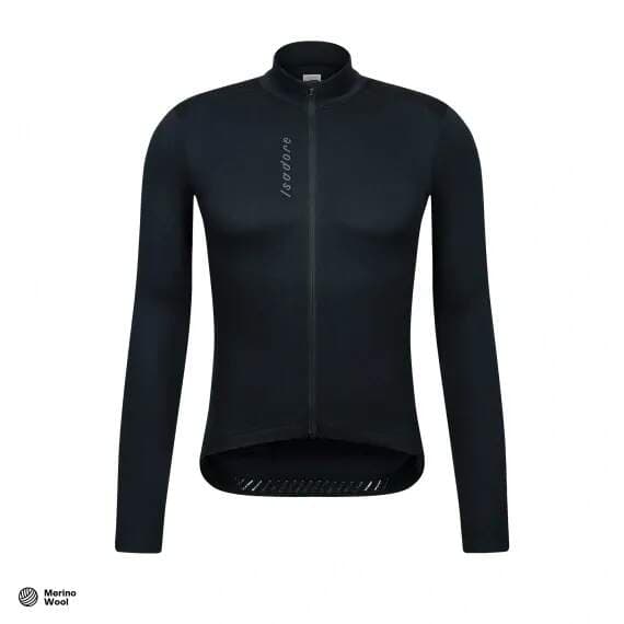 Cyklodres ISADORE Signature Thermal Long Sleeve Jersey Anthracite