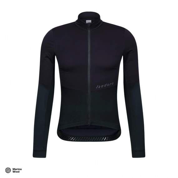 Cyklodres ISADORE Signature Wind Block Long Sleeve Jersey Anthracite