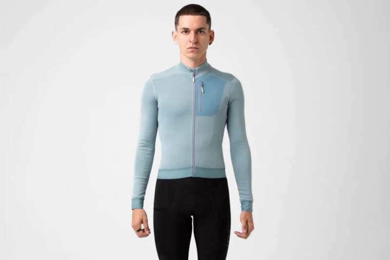 Cyklodres ISADORE Alternative Eco Fleece Long Sleeve Jersey Slate - náhled 2
