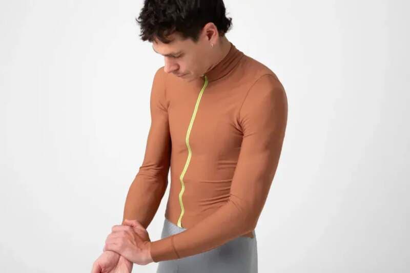 Cyklodres ISADORE Echelon Thermal Long Sleeve Jersey Argan Oil - náhled 2