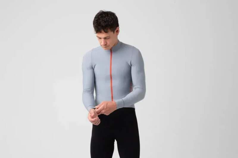 Cyklodres ISADORE Echelon Thermal Long Sleeve Jersey Tradewinds - náhled 2