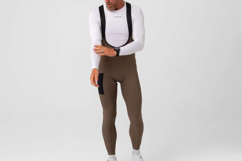 Cyklokalhoty ISADORE Signature Thermal Tights Morel - náhled 2