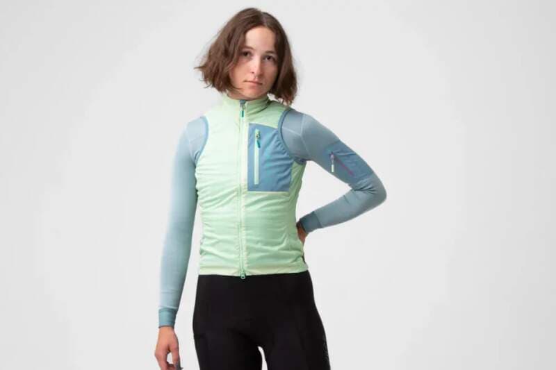 Cyklovesta ISADORE Alternative Insulated Vest Seafoam Green - náhled 2