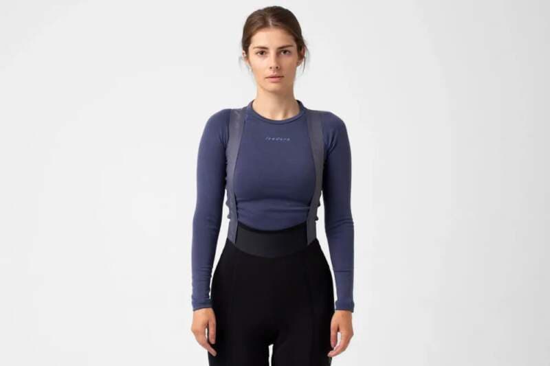 W Triko ISADORE Merino Long Sleeve Baselayer Crown Blue - náhled 2