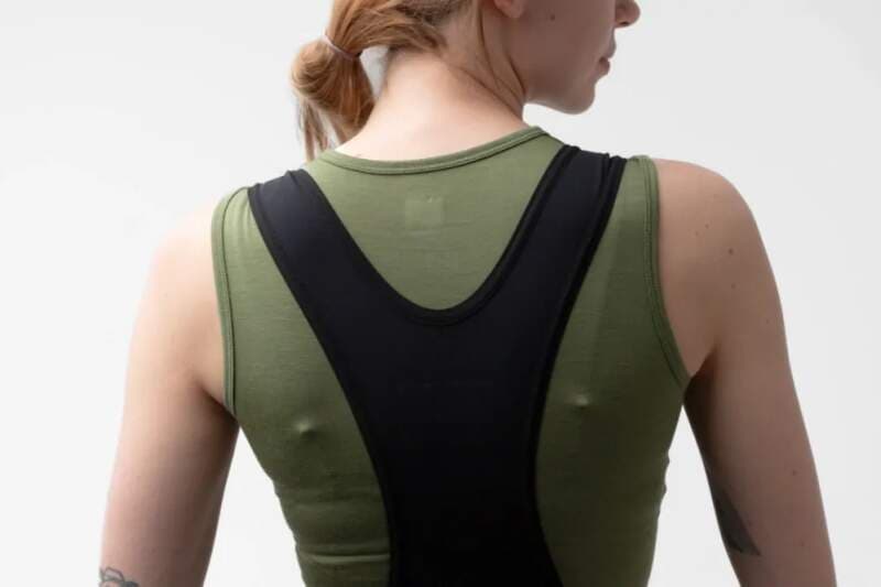 W Triko ISADORE Merino Sleeveless Baselayer Avocado - náhled 2