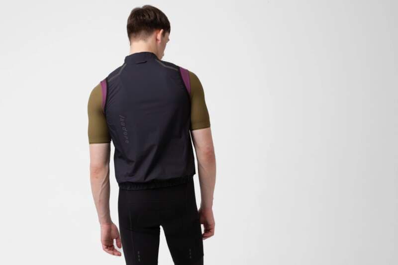 Cyklovesta ISADORE Signature Rain Gilet Anthracite - náhled 3