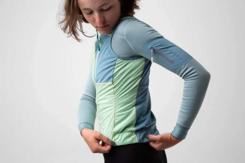 Cyklovesta ISADORE Alternative Insulated Vest Seafoam Green - náhled 3