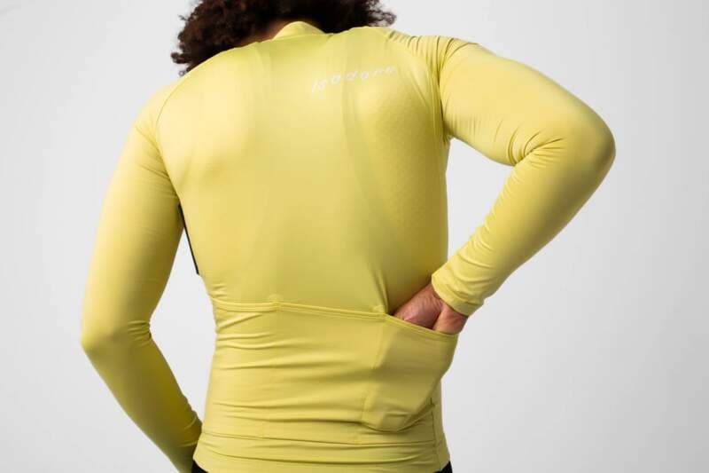 Cyklodres ISADORE Debut Long Sleeve Jersey Linden Green - náhled 4