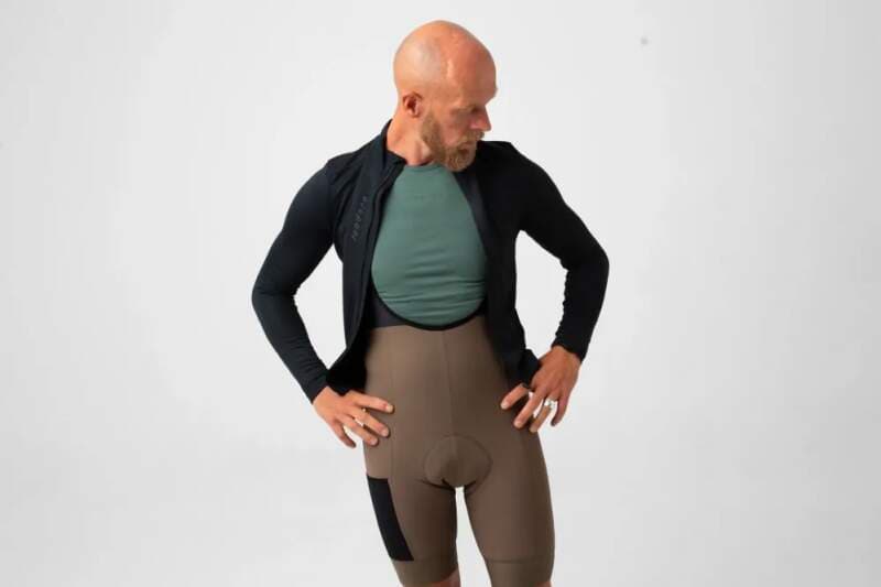 Cyklodres ISADORE Signature Thermal Long Sleeve Jersey Anthracite - náhled 4