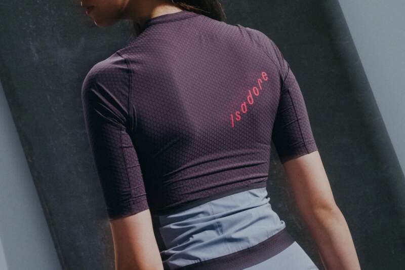 W Cyklodres ISADORE Echelon Aero Jersey Plum Truffle - náhled 4