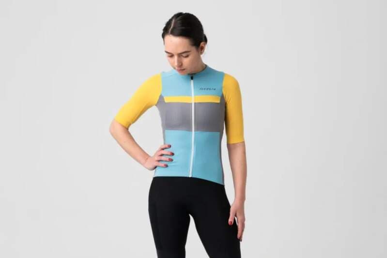 W Cyklodres ISADORE Patchwork Air Jersey Aquarelle - náhled 4