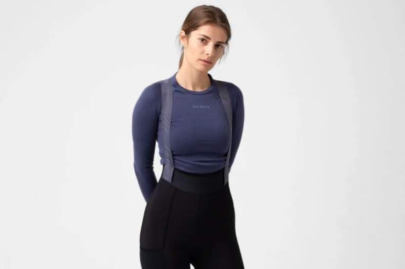 W Triko ISADORE Merino Long Sleeve Baselayer Crown Blue - náhled 4