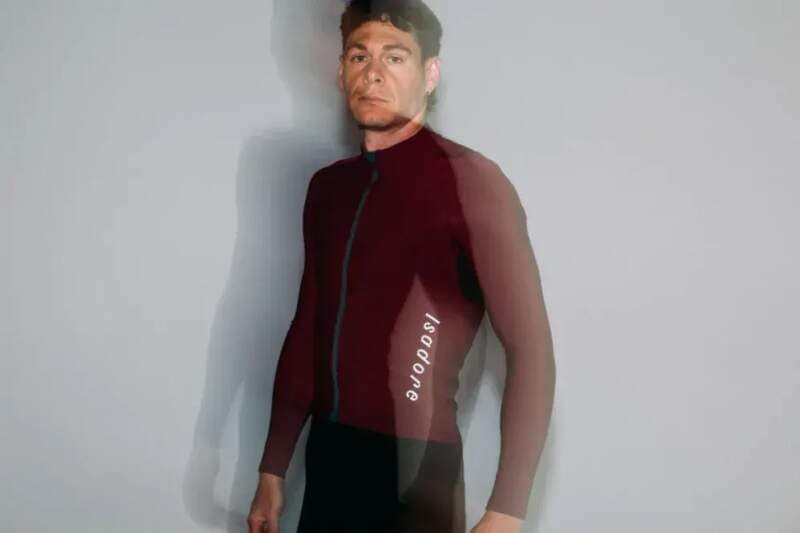 Cyklodres ISADORE Echelon Thermal Long Sleeve Jersey Zinfandel - náhled 5