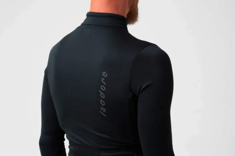 Cyklodres ISADORE Signature Thermal Long Sleeve Jersey Anthracite - náhled 5