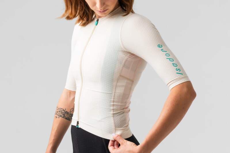 W Cyklodres ISADORE Echelon Aero Jersey Butter - náhled 5