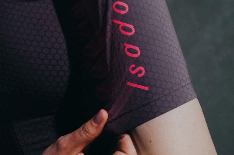 W Cyklodres ISADORE Echelon Aero Jersey Plum Truffle - náhled 5
