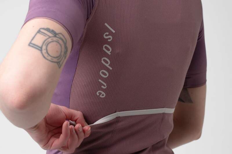 W Cyklodres ISADORE Signature Climber's Jersey Grape Shake - náhled 5
