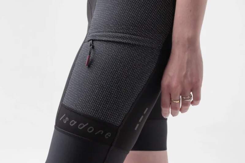 W Cyklokalhoty ISADORE Gravel Cargo Bib Shorts Black - náhled 5