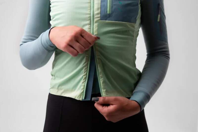 Cyklovesta ISADORE Alternative Insulated Vest Seafoam Green - náhled 5