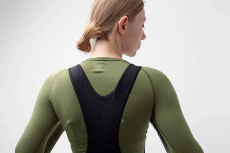 W Triko ISADORE Merino Long Sleeve Baselayer Avocado - náhled 5